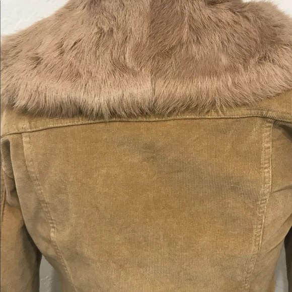 SHERI BODELL genuine rabbit fur XS brown coat - Picture 8 of 8